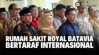 Apresiasi Pemprov DKI segera Punya Rumah Sakit Bertaraf Internasional