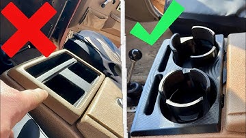 The ONLY K5 Blazer/Suburban Cup Holder Solution that Actually WORKS!!!