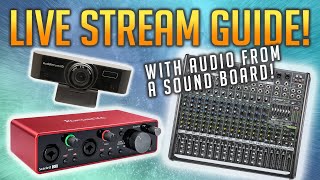 Live Stream Church w/ Audio from Soundboard! | A Guide to Webcam and Audio Interface Setup screenshot 3