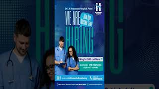 Hospital Job Opportunity for Nurses! Join the Team at Hiranandani Hospital #hospitaljobs #jobalert