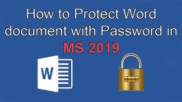 how to protect word document with password in Urdu or Hindi | Part 5 of MS Word Full course in Urdu