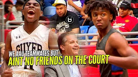 AAU TEAMMATES BATTLE IN FRONT OF COACH CALIPARI! T...