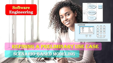 Refining a Preliminary Use Case | Preliminary Use Case | SCENARIO BASED MODELING