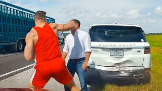 Road Rager Acts a Fool And Gets INSTANT KARMA!