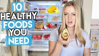 Fridge Essentials For Healthy Eating - 10 Foods you NEED in Your Fridge!!