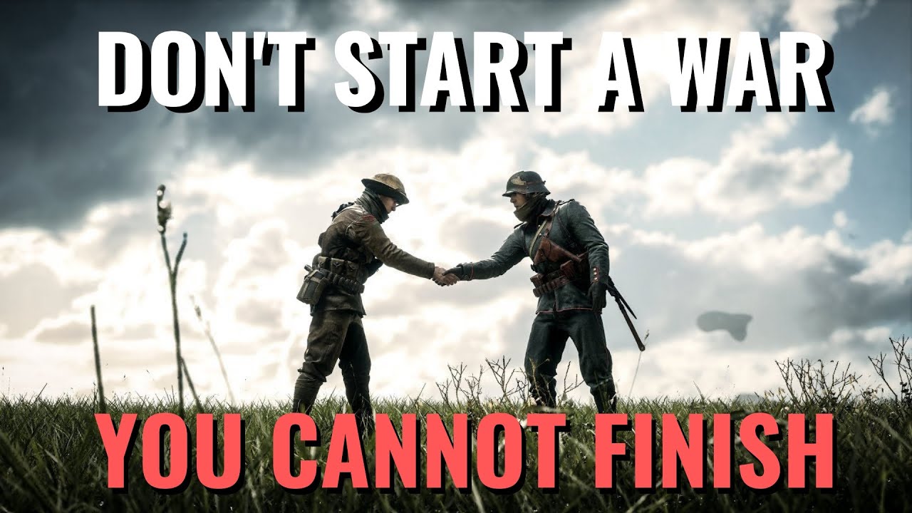 Don't start a war you cannot finish - Battlefield 4.