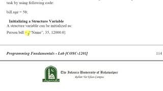 Structures || C++ Lab | Array Of Structure | Declaration | Definition | Example |