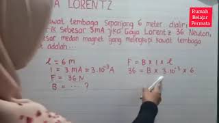 GAYA LORENTZ - Soal IPA Fisika SMP Kelas 9 Kurikulum K13