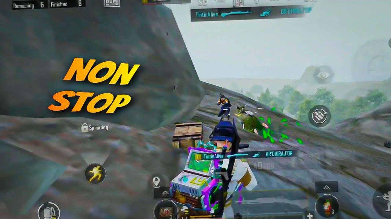 BGMI NONSTOP CLUTCH GAMEPLAY 