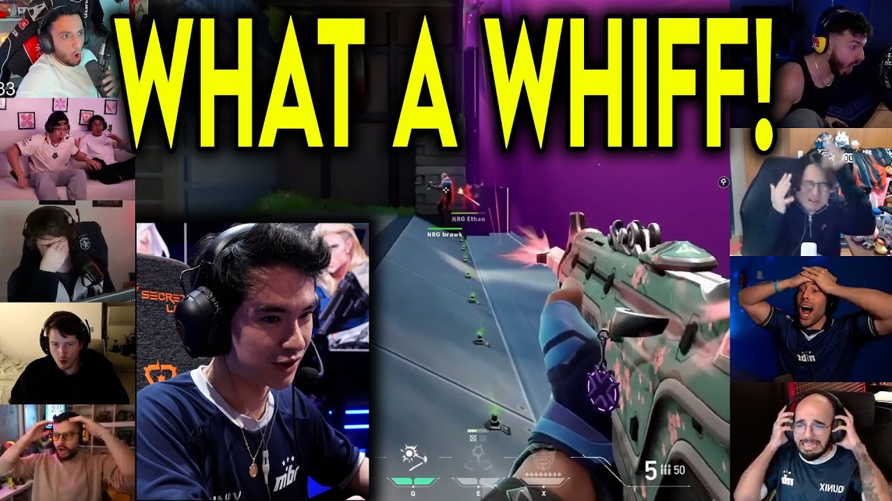Valorant Streamers Reacts To MIBR Zekken CRAZY WHIFF Against NRG In VCT
