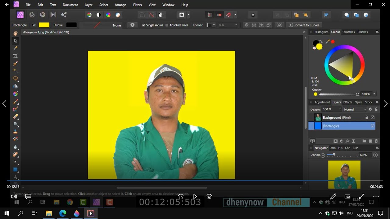 Cara Mudah Edit Background Foto Menggunakan Affinity Photo YouTube