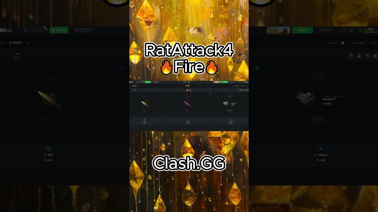 Clash.GG| RatAttack4 so close to the first max win💢❗ 