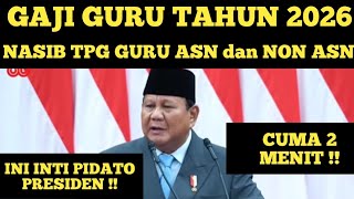 Gaji Guru Tahun 2026 Dan Nasib Tunjangan Profesi Guru Asn Dan Non Asn Di Nota Keuangan Tahun 2026