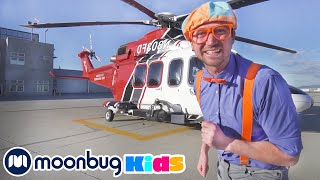 أغاني للأطفال | يستكشف بليبي مروحية إطفاء | برامج كرتون | Arabic Blippi - Firefighting Helicopter