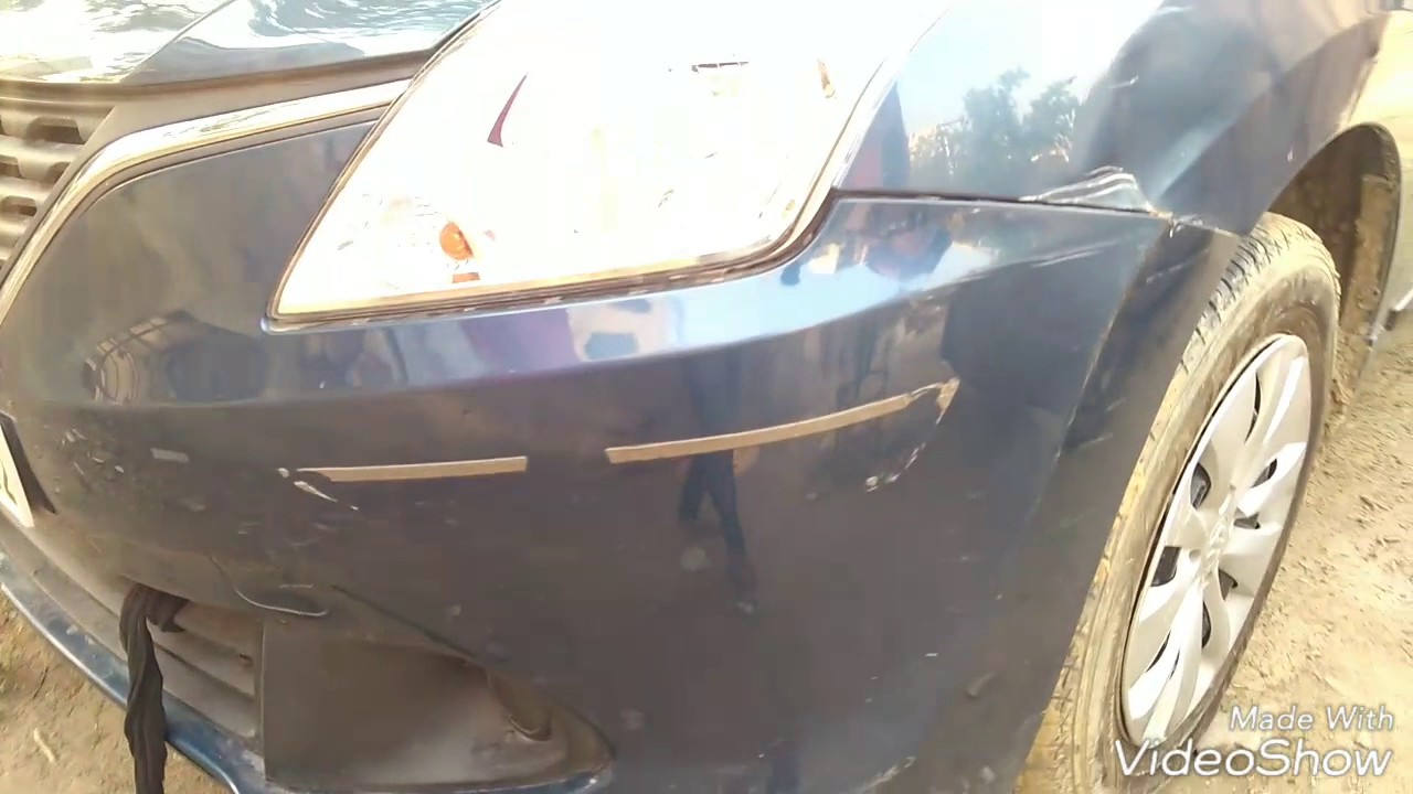 Baleno Small Crash Changed Rear And Front Bumper