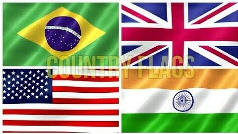 COUNTRY FLAGS OF THE WORLD for Children - Learn flags for kids, kindergarten & Toddlers.