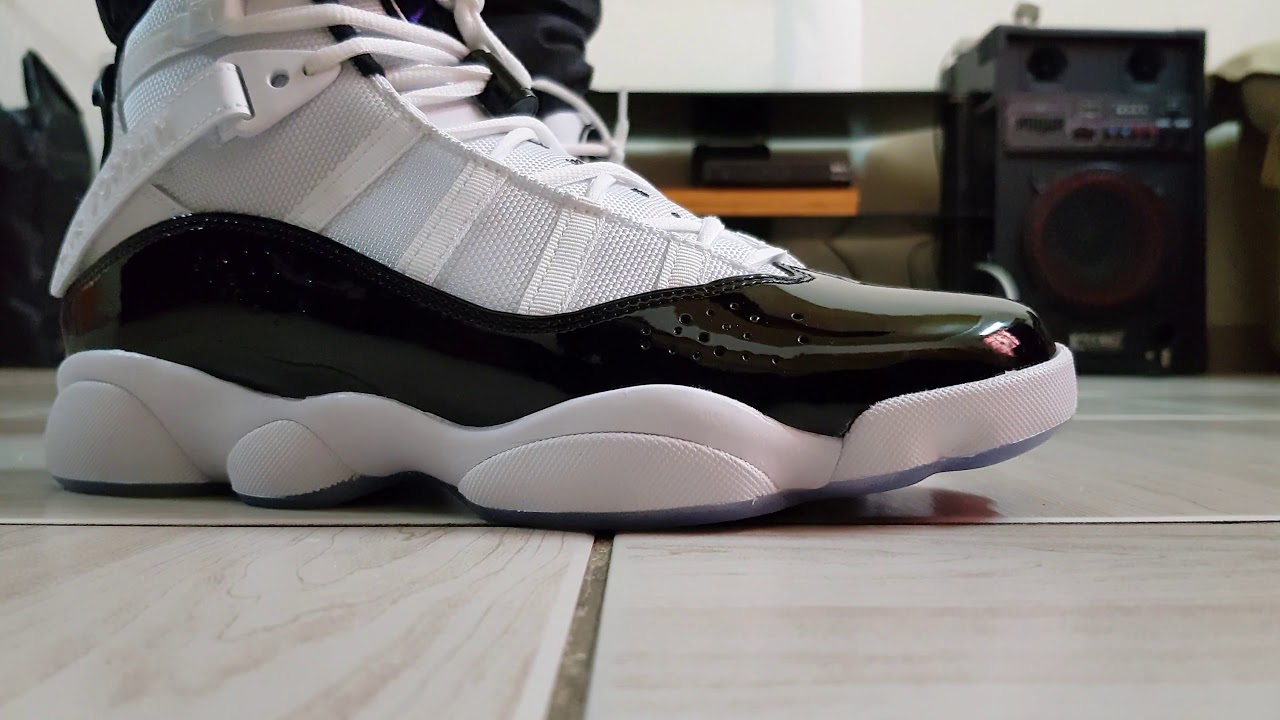 jordan 6 rings concord on feet