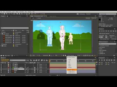 05  Precomposing 3D layers and collapsing transformations