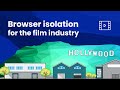 Browser isolation for the film industry through ThinLinc