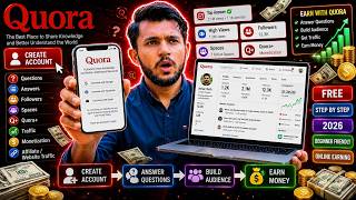 How to Create Quora Account & Earn Money Online | Complete Guide 2026 💰