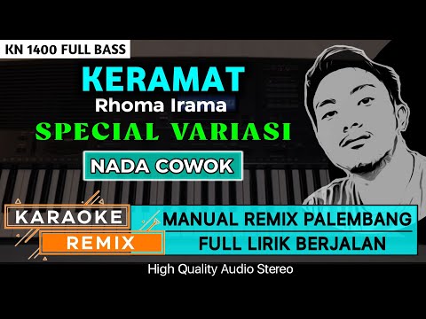 KERAMAT Karaoke – Rhoma Irama (Metallic Rock Karaoke Version) | Dangdut Rock Terbaru 2025