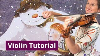 Walking in the Air Violin Tutorial (theme from the Snowman)