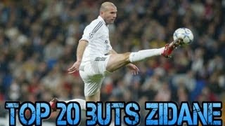 Top 20 des plus beaux buts de Zinedine Zidane !