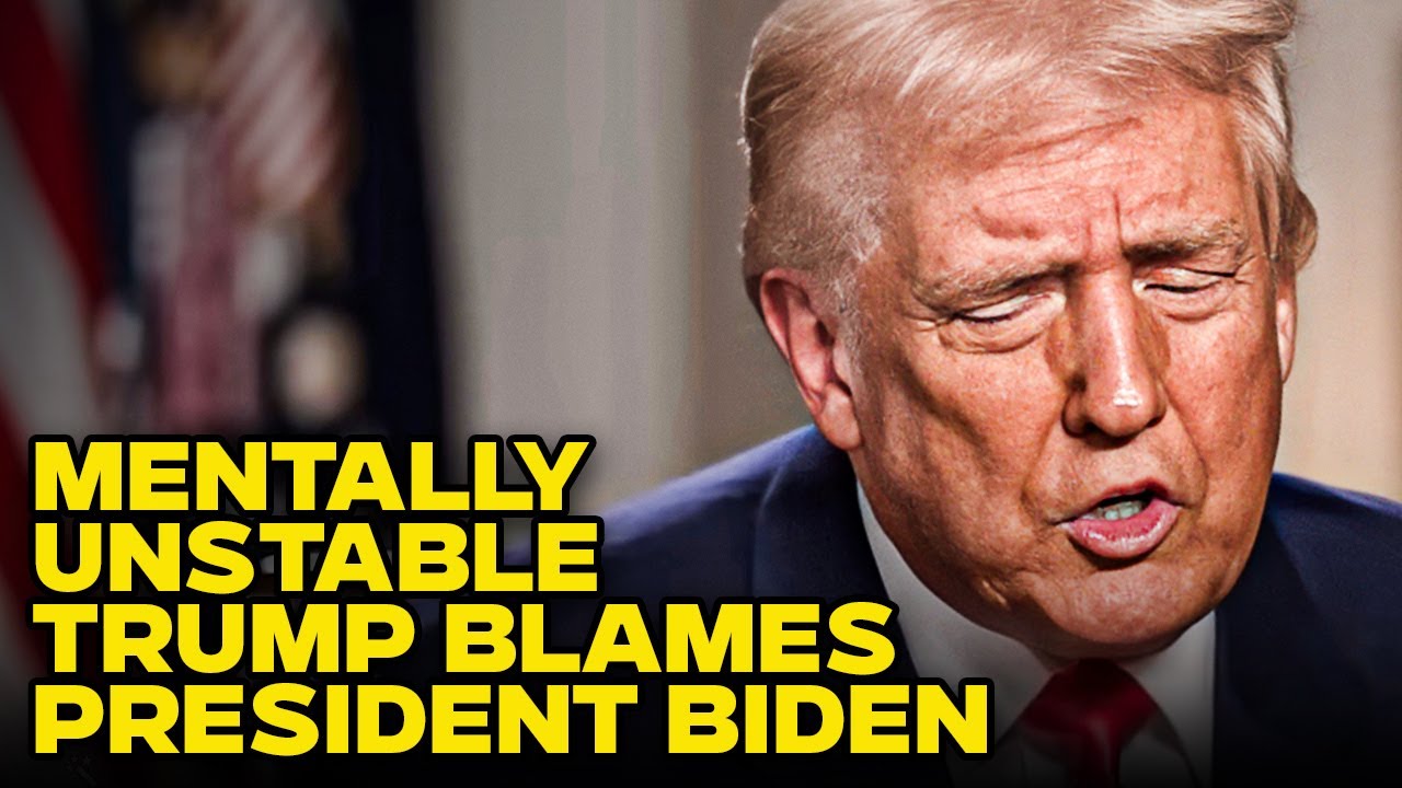 Mentally Unstable Trump Blames Biden For Flight Delays