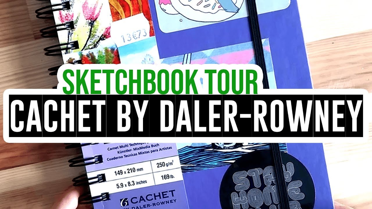 Review + sketchbook tour - Cachet by Daler-Rowney mixed media