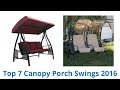 Reclining Patio Swings With Canopy