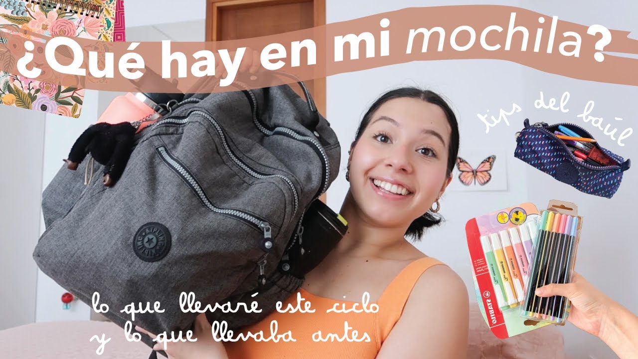 ¿QUÉ HAY EN MI MOCHILA DE UNIVERSIDAD? | Mis útiles favoritos & algunos tips
