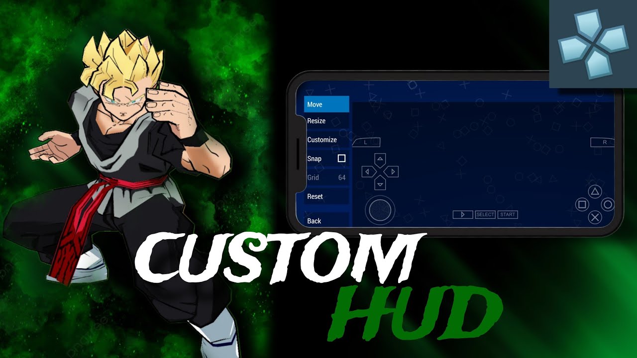 How to Make a Custom HUD for DBZ Shin Budokai 2 on Android (PPSSPP)