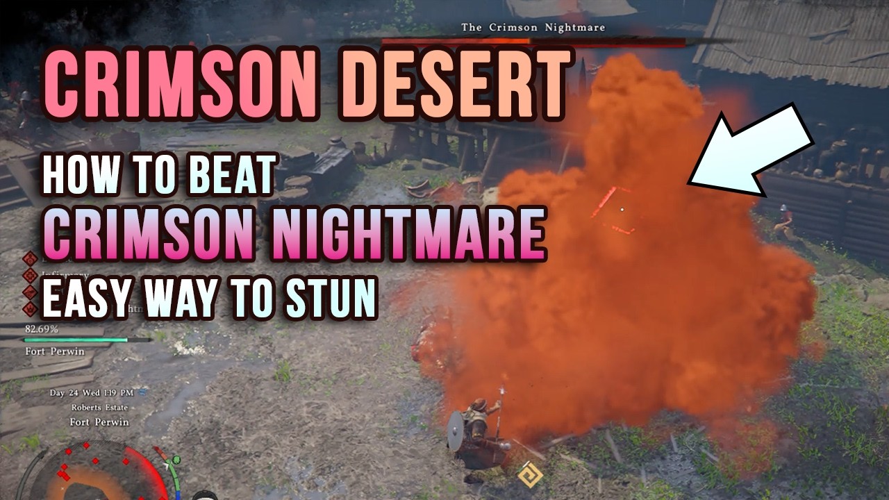 How to Defeat Crimson Nightmare Boss in Crimson Desert 😡 this is in ...