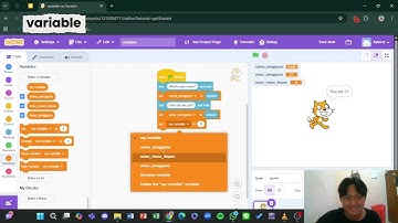 Mengenal Variabel, Tipe Data, dan Operasi di Python & Scratch