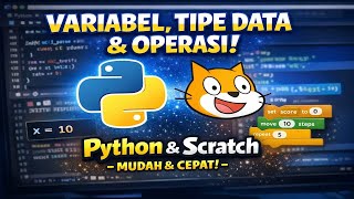 Mengenal Variabel, Tipe Data, dan Operasi di Python & Scratch