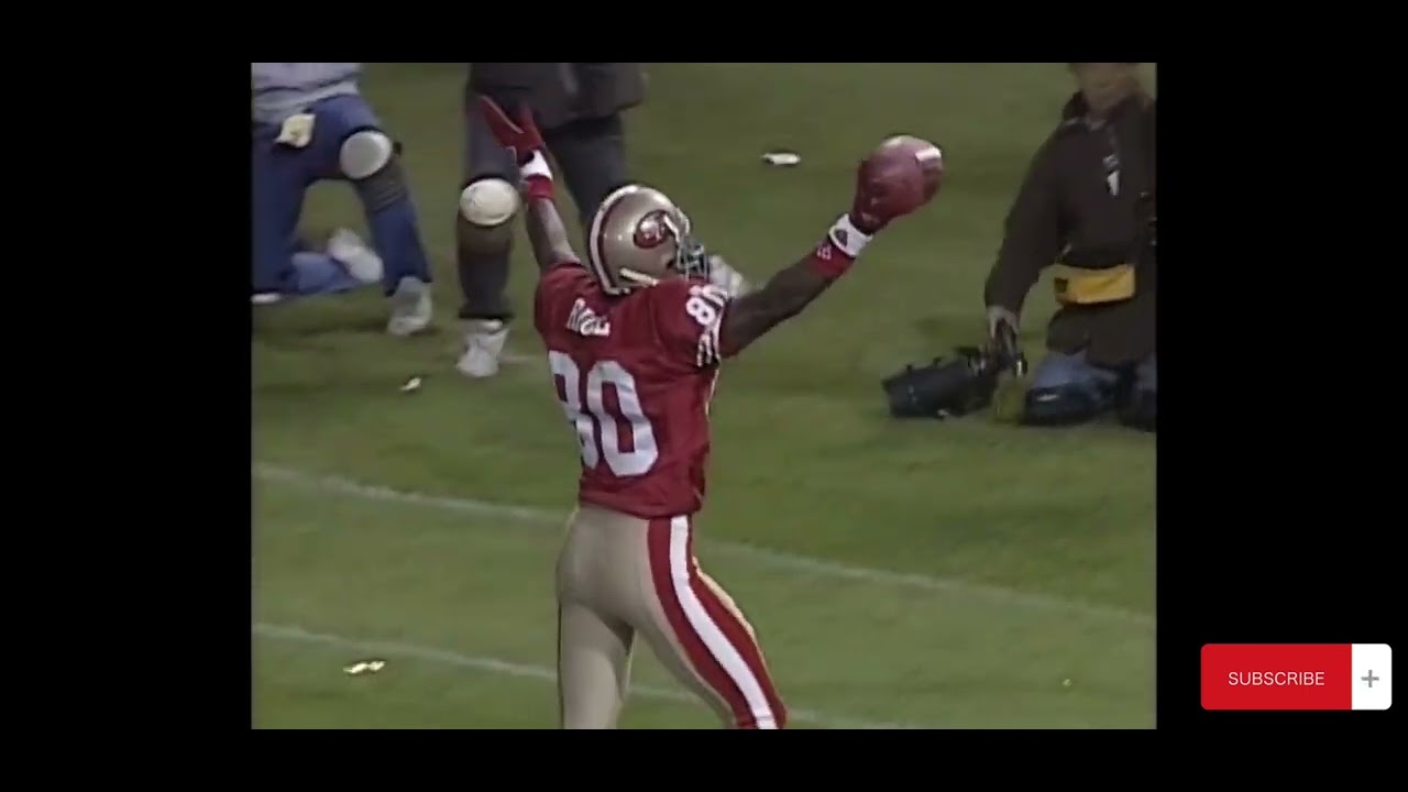 Steve Young finds Jerry Rice for a insane touchdown catch!! What a ...