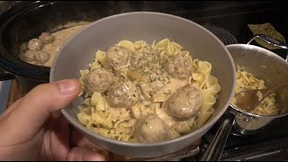 How To Cook CROCKPOT Swedish Meatballs (Cheap & Easy)