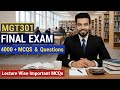 MGT301 Final Term Exam 2026 🔥 Important MCQs & Most Expected Questions | VU