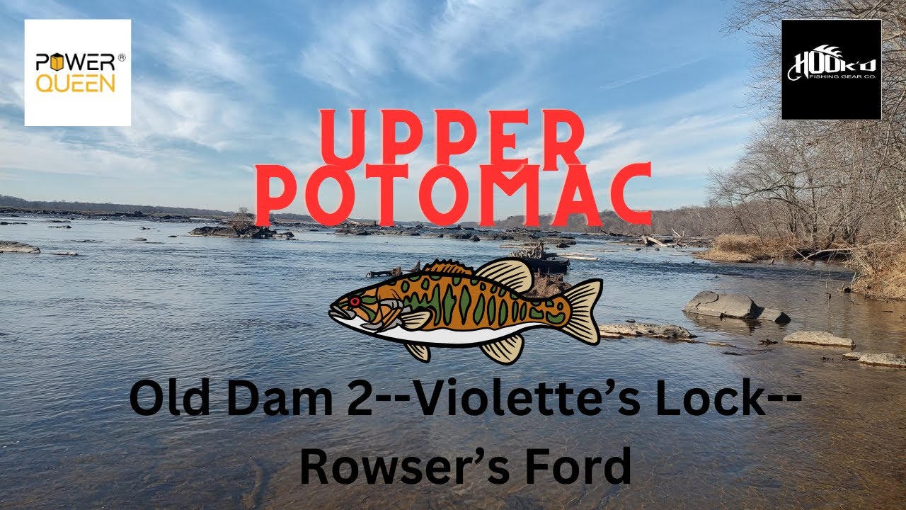 Potomac River Fishing - Violette's Lock Pt. 1- C&O Canal 12-20-23 Post  Storm 