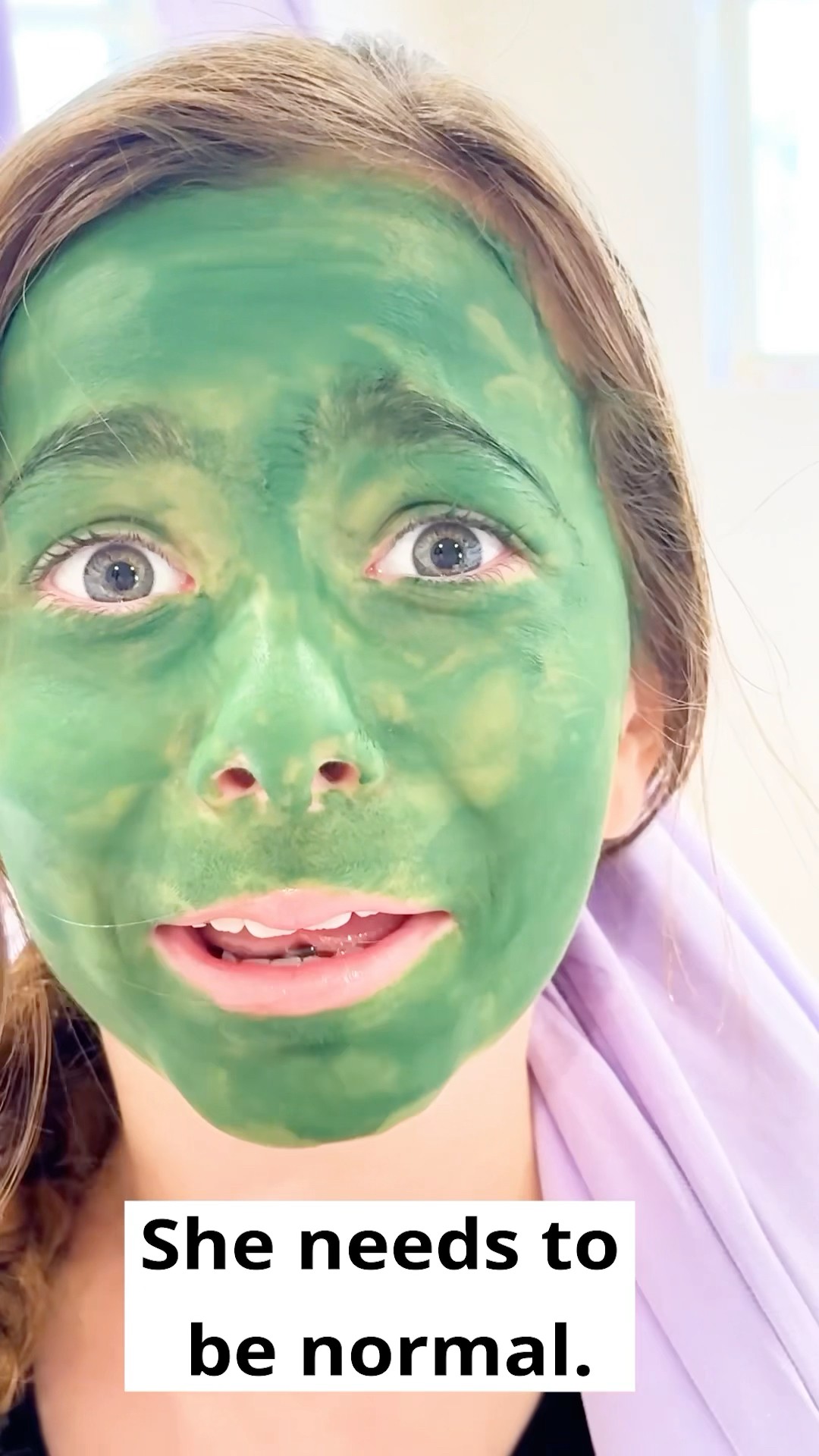 Telling my kid she needs to be NORMAL!?