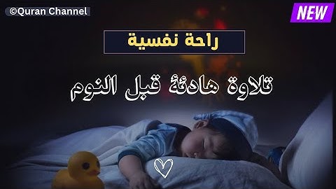 راحة نفسیة... تلاوة هادئة قبل النوم قارئ اسلام صبحي❤ || Relaxing Voice Soothing Heart  Relief Stress
