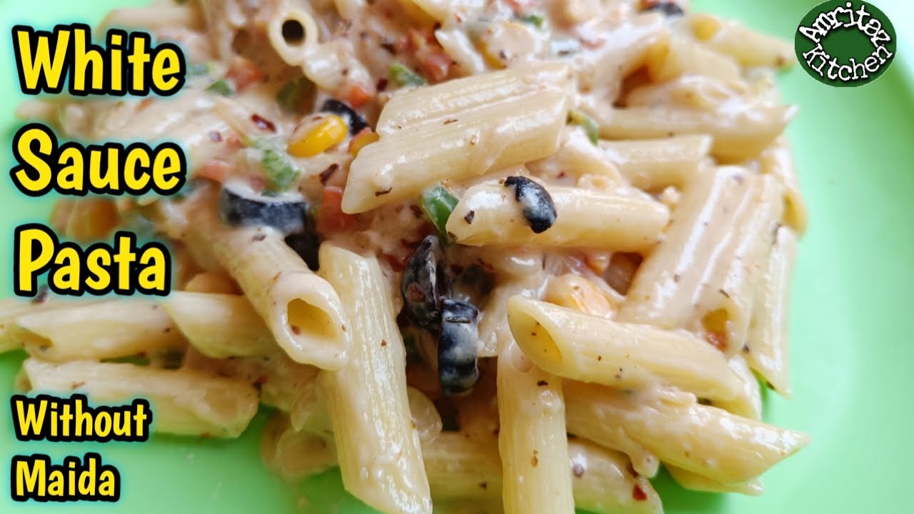 10 मिनट में बनने वाला रेसिपी Creamy And Cheesy Healthy White Sauce Pasta Without Flour