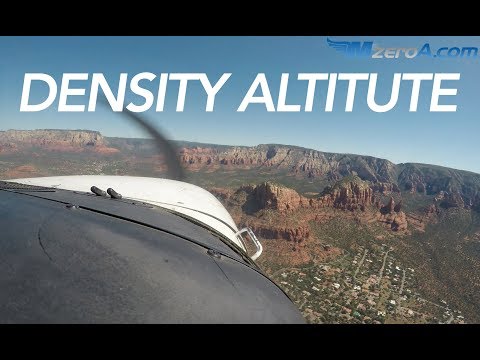 Flying a high density altitude pattern - Sedona AZ - MzeroA Flight Training