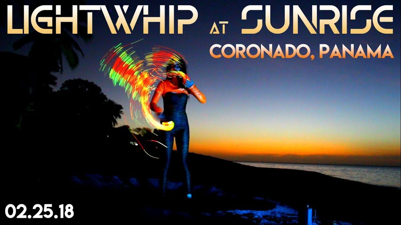 Light Whipping | Sunrise Flow in Panama | Galaxy 2.0 BitWhip by Ants on a Melon