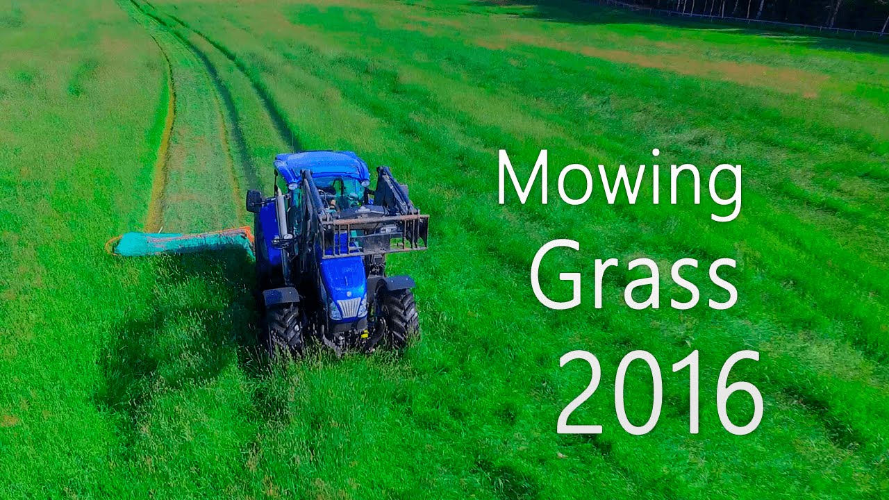 Mowing Silage with New Holland and Kverneland
