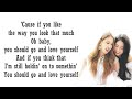 BLACKPINK ROSÉ And JISOO Love Yourself Lyrics 