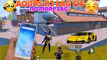Aquos R2 pubg lag fix | no more lag in Aquos R2 🥵