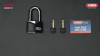 [178] ABUS 37RK/55HB50 55mm Granit Padlock with 50mm Long Chrome Shackle (EAGLE)