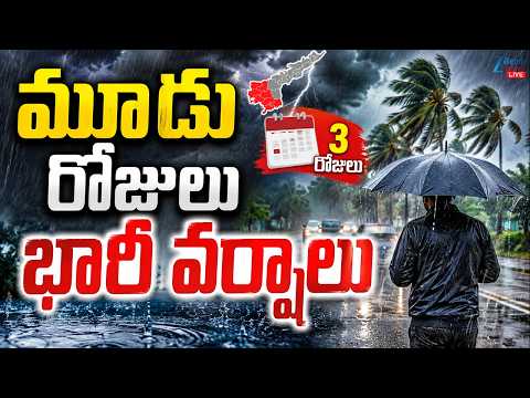 LIVE: Heavy Rains In AP | Rain Alert | Weather Report | మూడు రోజులు రాయలసీమకు భారీ వర్షాలు | ZEE - ZEE24TELUGUNEWS