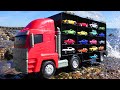 17 types of Tomica & Big Red Truck [Ocean Edition]